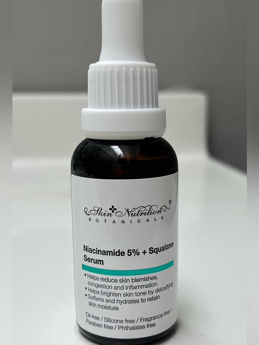 Niacinamide 5% + Squalane Serum - White